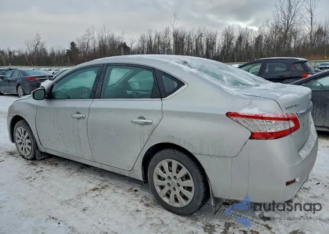 2014 Nissan Sentra S z USA, uszkodzony, nr VIN 1N4AB7AP4EN851091